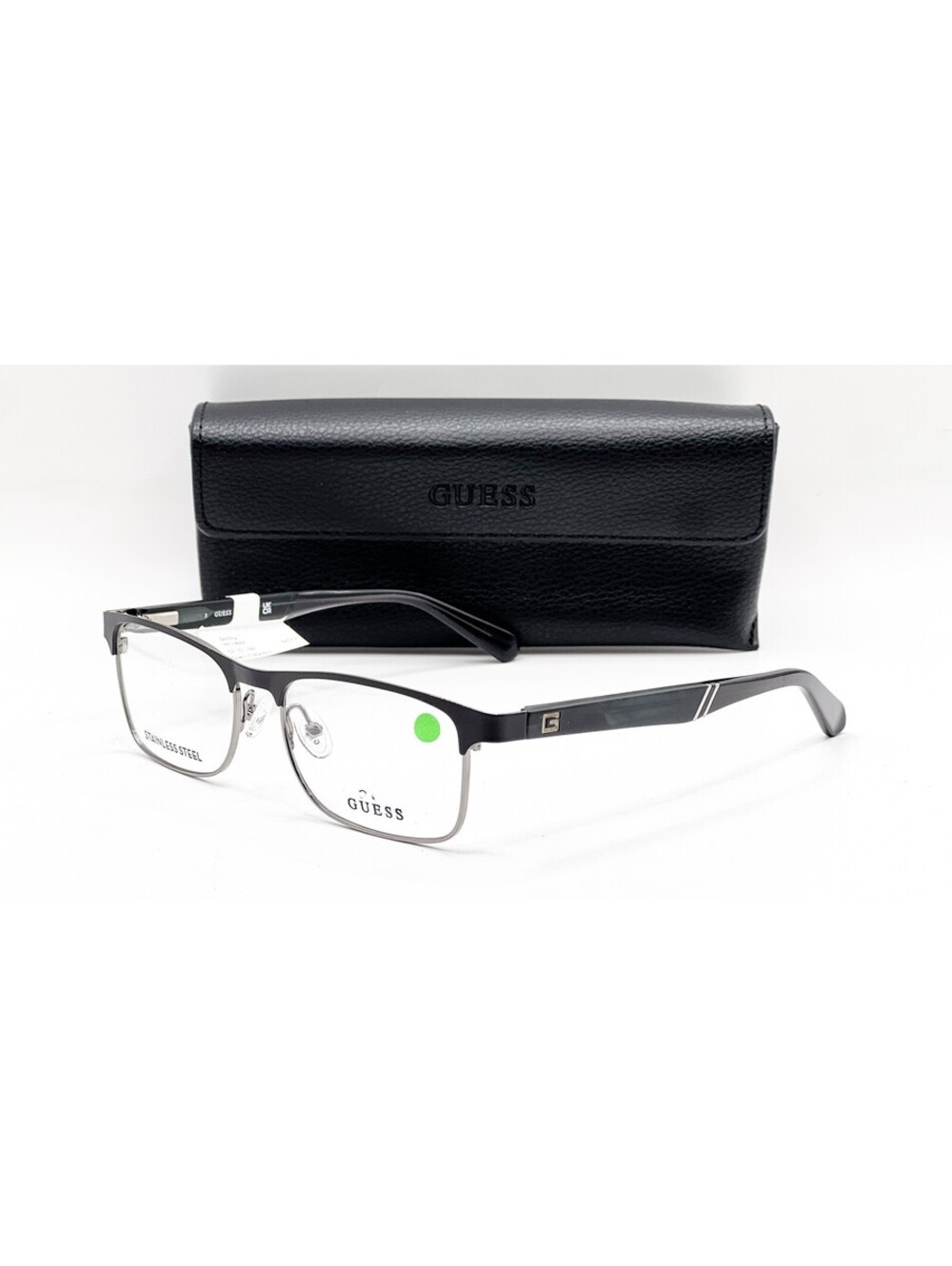 Guess Gu1952 001 Shiny Black Authentic Eyeglasses W Case 53-17-142
